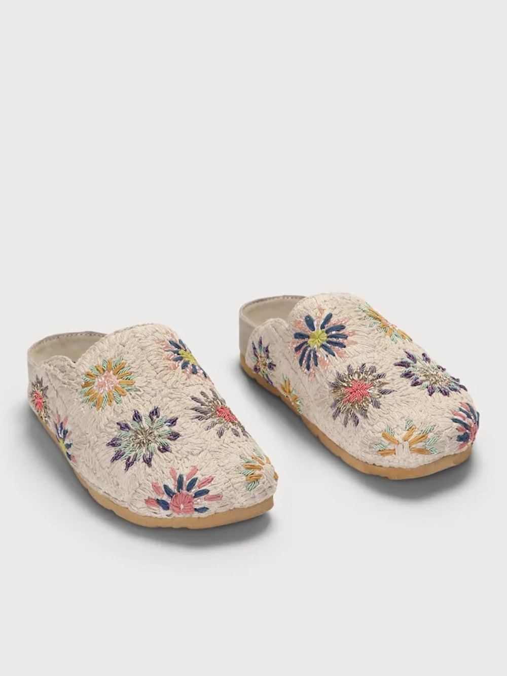 Free People Crochet Beaded Damon Clog